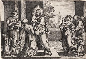 GEORG PENCZ Christ and the Children.